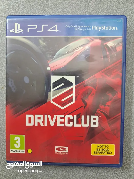 لعبة Driveclub بلايستيشن 4  اصلية للبيع،  بحالة جيدا جدا شغالة 100%،شغالة بدون أي مشاكل بسعر مميز
