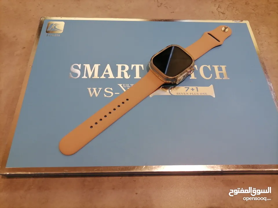 ساعة يد ذكية للبيع ULTRA WS-X9 مستعملة حالة ممتازة بالكرتون وكل الملحقات موجودة