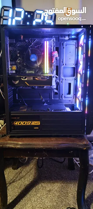 PC gaming with monitor
