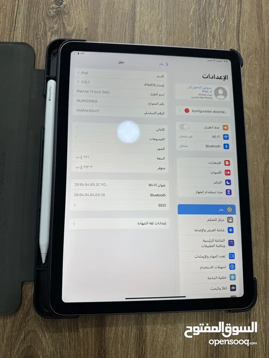 I pad air 6 m2 256 giga