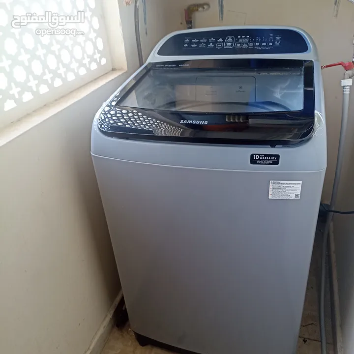 غساله سامسونج 11 كيلوا بحاله ممتازه وشبه جديد Samsung washing machine, 11 kg, in excellent condition