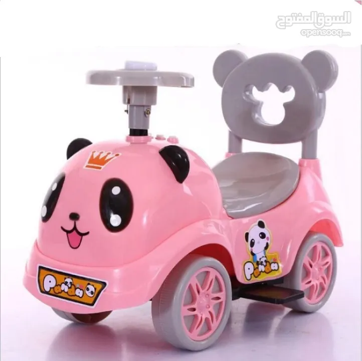 سيارة ركوب panda للاطفال مع يد تحكم وحماية مع امكانية فك القطع مع تقدم طفلك في العمر