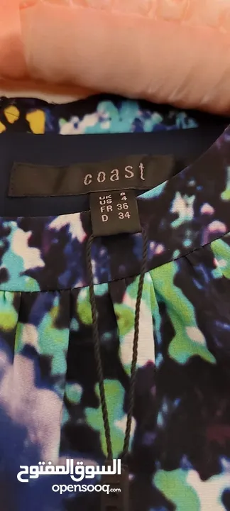فستان رسمي قصير، ماركة كوست Coast جديد بالعلامة