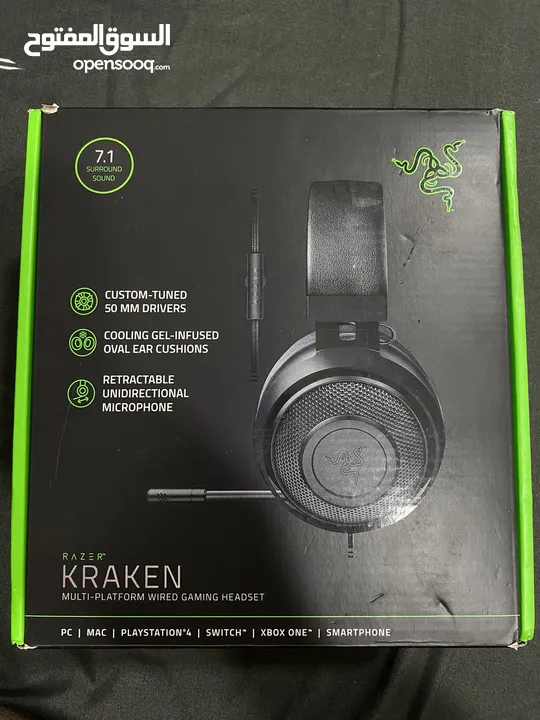 Razer Kraken Multi-Platform Wired Gaming Headset For PC,PS4, Xbox One & Switch (Used)