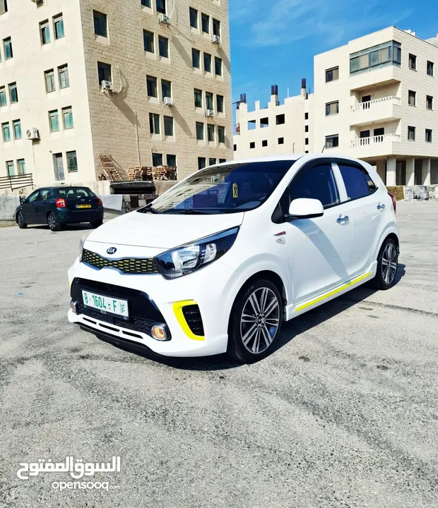 كيا مورنينج 2020 GT line فل اضافات دهان الشركة