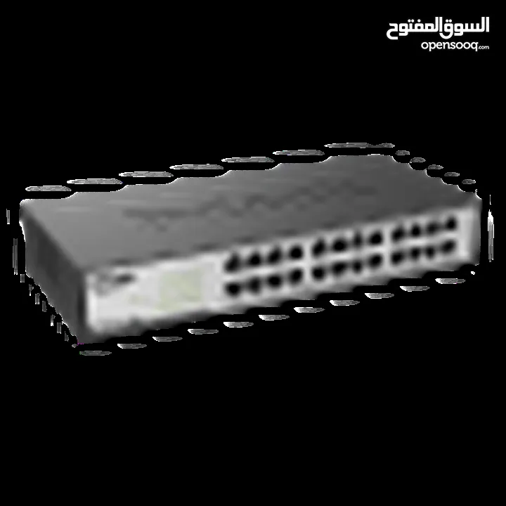 D-LINK DES-1024D 24-PORT FAST ETHERENT UNMANAGED SWITCH سويتجات 24 مدخل