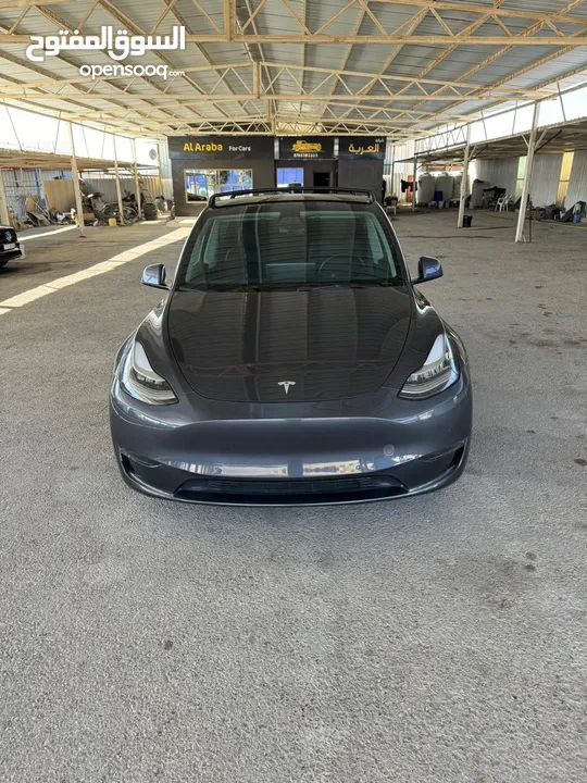 Tesla Model Y 2021 Long Range Dual Motor   B+جمرك جديد ، فحص كامل اوتوسكور