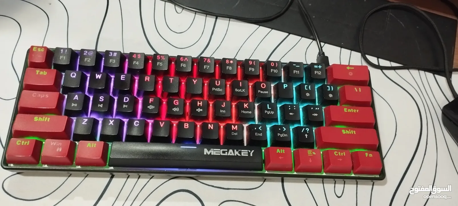 mega keyboard gaming كيبورد
