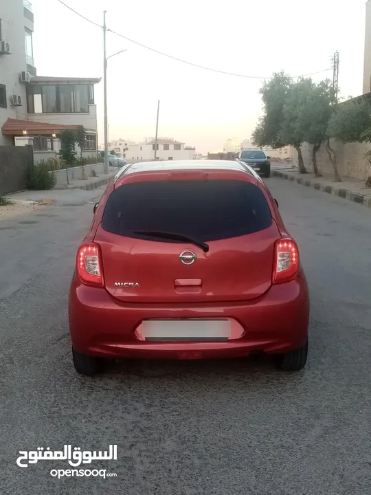 نيسان ميكرا موديل 2020 لون خمري ميتالك فحص كامل