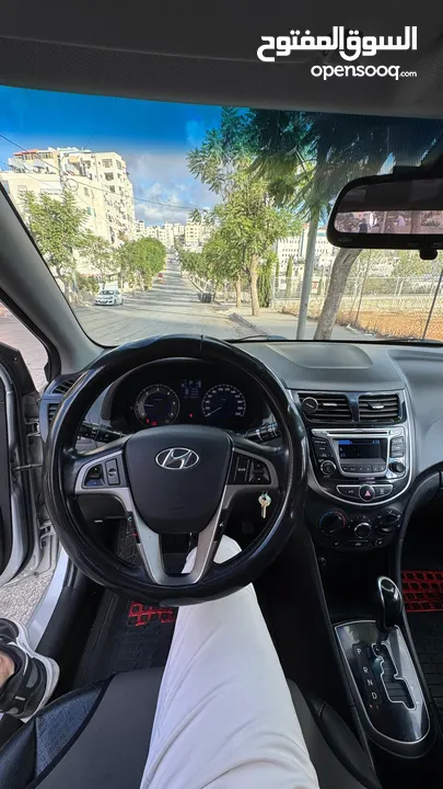 هونداي أكسنت ماتور 1600ديزل تيربو (135حصان) انتاج 2015 تسيير 2018 عداد قليل 92000 اصلي إقتصادية جداً