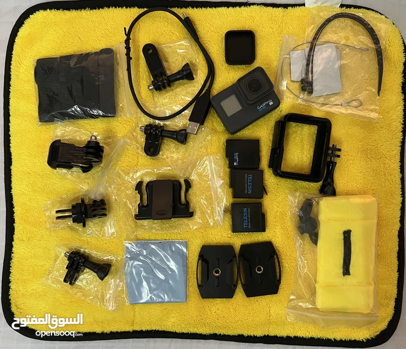 GoPro 6 used few times,3 Battries,GoPro Casing,lots of Accessories