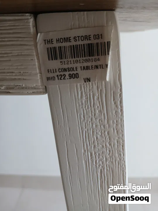 Elegant classy table for corners or entrance. Forge with glass surface table with plastic chair