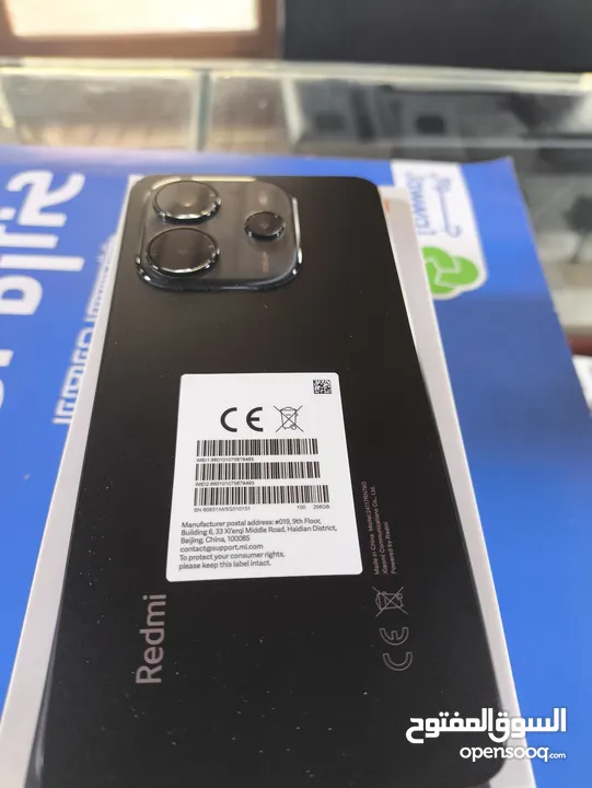 Redmi Note 14 Midnight Black  يوجد كفالة لمدة سنة