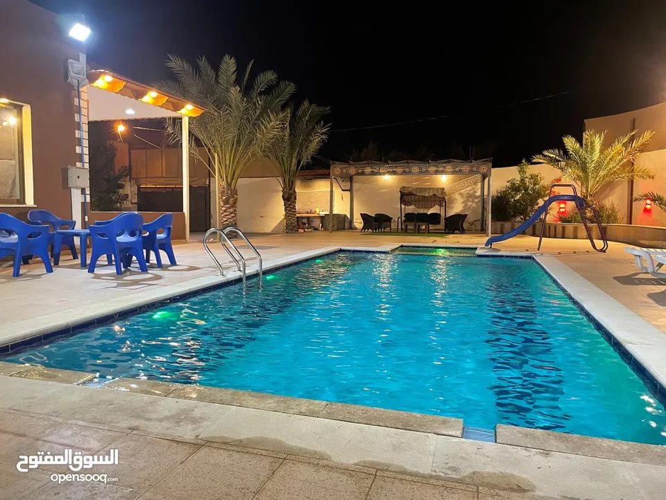 شاليه فخم للإيجار في الغور الجوفه