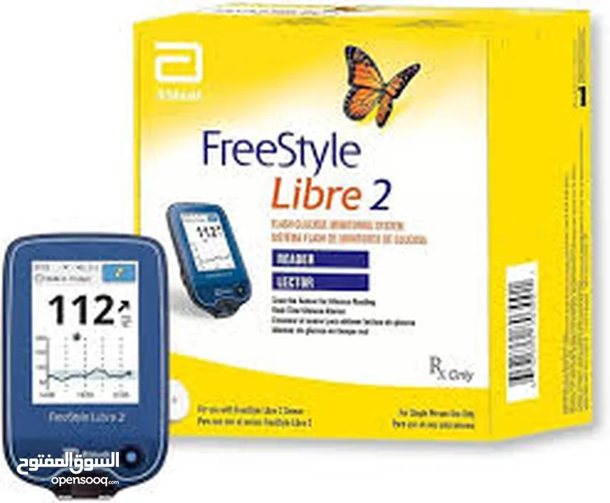 قارئ جهاز فحص السكري free style libre2