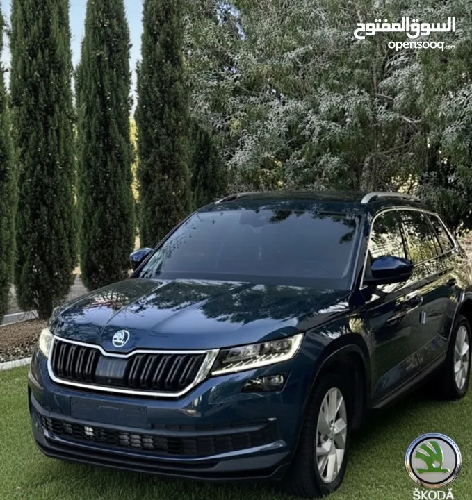سكودا كودياك 2017 مفلل مع بانوراما ودفع رباعي ترخيص وتامين شامل ساري للبيع او البدل
