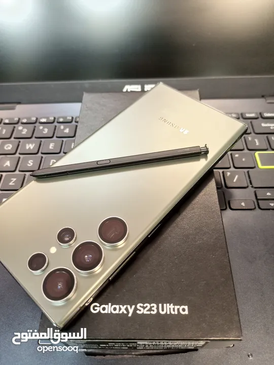 Samsung S23 Ultra 256 GB وارد شرق اوسط  مع الكرتونه ( وكااله )