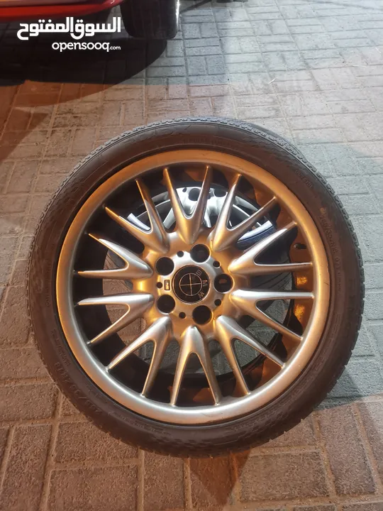 bmw 18 inch rims with tires رنجات 18 م مع التواير