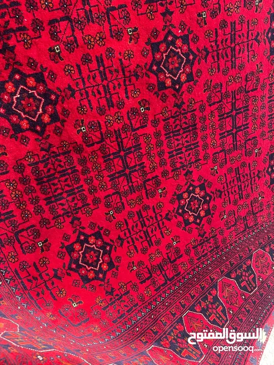 Beautiful handmade Afghan carpet  سجادة أفغانية جميلة منسوجة يدويًا