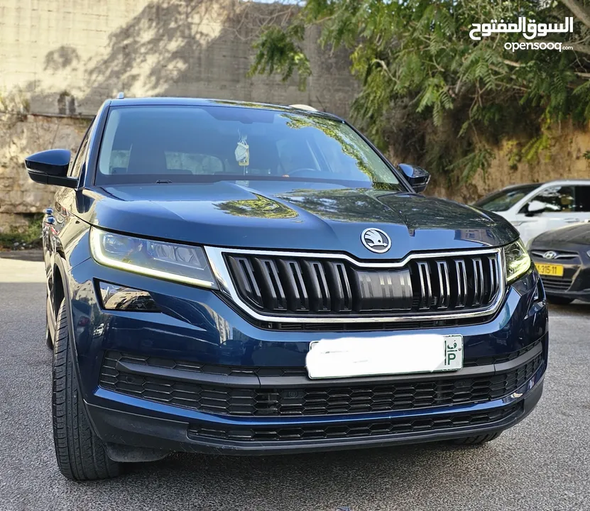 سكودا كوديك 2019 فل ابشن بحالة الوكالة دهان الشركة فل الفل سقف بانوراما رنجات اصلية