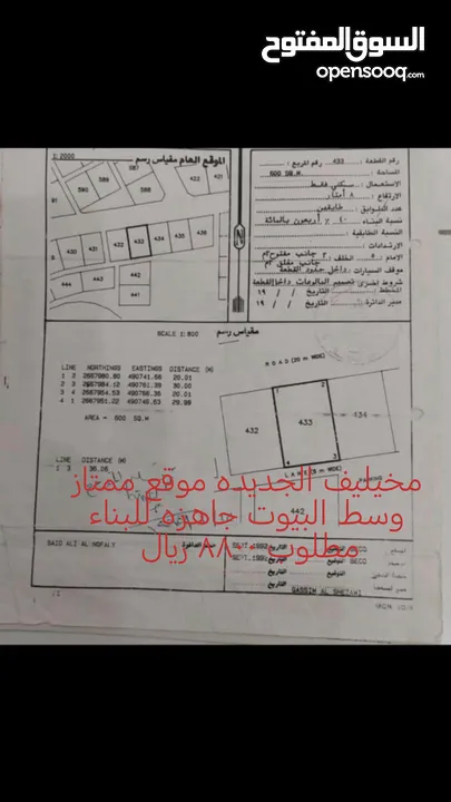 مجموعة أراضي للبيع في ولاية صحم ام الجعاريف مخيليف ديل عبدالسلام الصحمي والرده