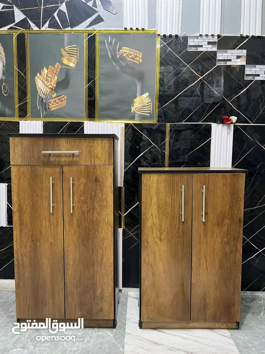 خزانة أحذية تفصيل خشب 90*60 بسعر المصنع جميع الالوان والموديلات اقل سعر بالمملكه والتوصيل فوري