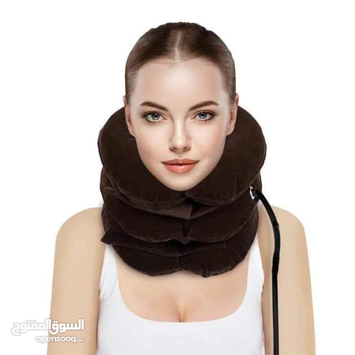 مخدة رقبة الهوائيه نفخ مخمل لاستقامه الفقرات و معالجة الام الرقبة مخده رقبه بالون الرقبة مسند مخدة