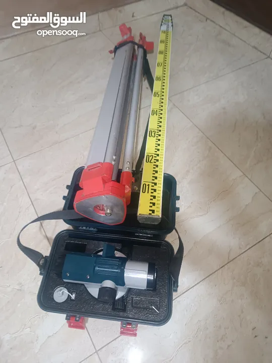 ميزان قامه بوش مع حامل ثلاثى مع مسطره 5 متر صيني BOSCH GOL 32D + BT160 + GR500  ...... .............