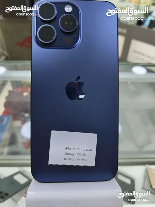 IPHONE 15 PRO MAX ( 256GB ) USED /// ايفون 15 برو ماكس ذاكرة 256 مستعمل وكاله