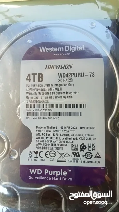 Western Digital Purple جديد مساحة 4 تيرا بايت