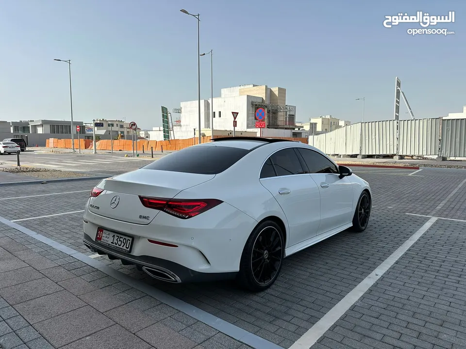 للبيع CLA 250 خليجي 2020 لون ابيض  بحالة الوكالة سقف بانوراما parking assistance