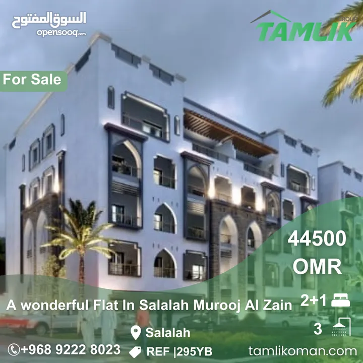 A wonderful Flat For Sale In Salalah Murooj Al Zain REF 295YB
