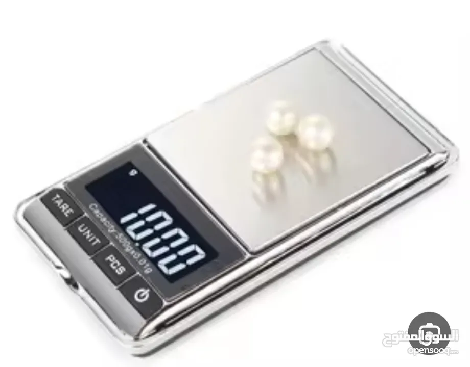 ميزان جيب رقمي سعة 500g قابلية قراءة 0.01 غرام نظام استشعار عالي الدقة شاشة LCD بإضاءة خلفية