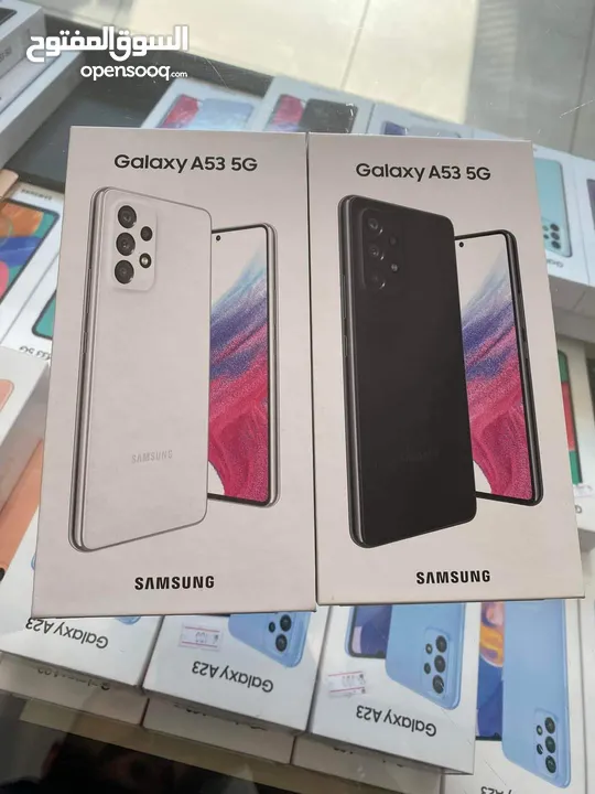 مستعمل اخو الجديد Samsung A53 5G جيجا 256 أغراضة والكرتونه متوفر توصيل