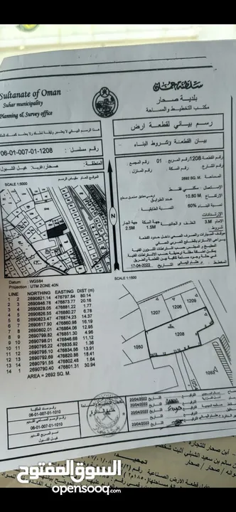 فرصه لاتعوض أرض سكنية للبيع من المالك مباشره في ولايه صحار غيل الشبول أرض على الشارع . طريق الشاطئ