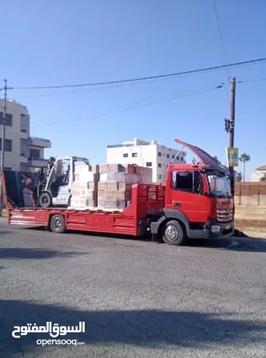 تاجير الرافعات الشوكيه وتنزيل جميع انواع البضائع وتأجير يومي وشهري