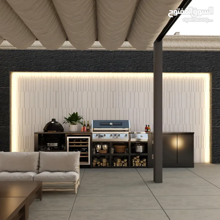 شقة فاخره طابق ارضي مساحة 132 متر+ ترس 100 م  / دير غبار ( اقساط من المالك مباشره )