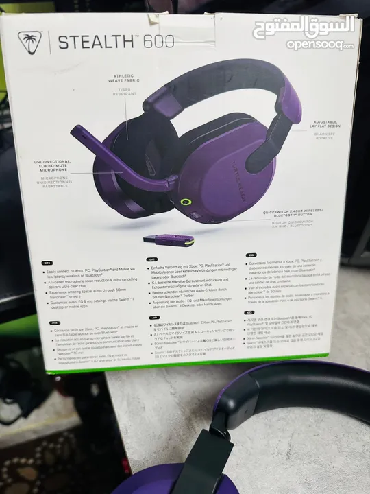 Headseat tutle beach stealth 600 سماعة لاسلكية