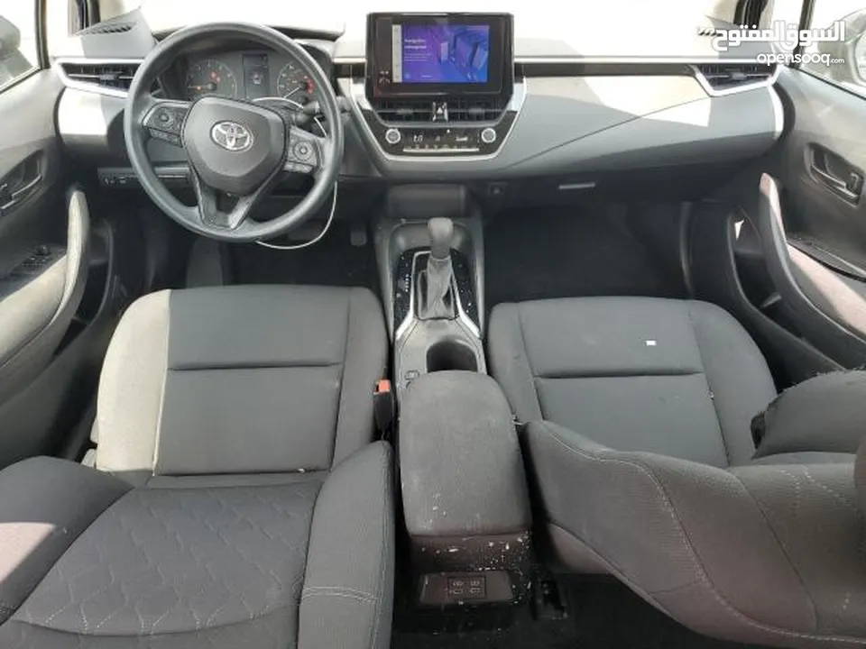 2024 TOYOTA COROLLA LE  2.4L 4 سلندر ضرر موضح بالصور تاريخ المزايدة 2024/9/26 تعلن شرك