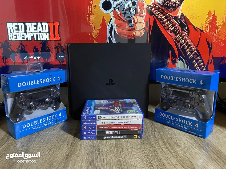 Ps4 slim 500g ( الوصف مهم )