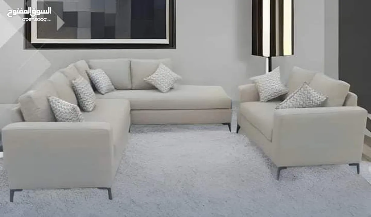 كورنرات أمريكي موديلات ايكيا بسعر الجملة فقط لدي مفروشات ماسة أسفنج دانلوب خشب سويد قماش تركي لينن