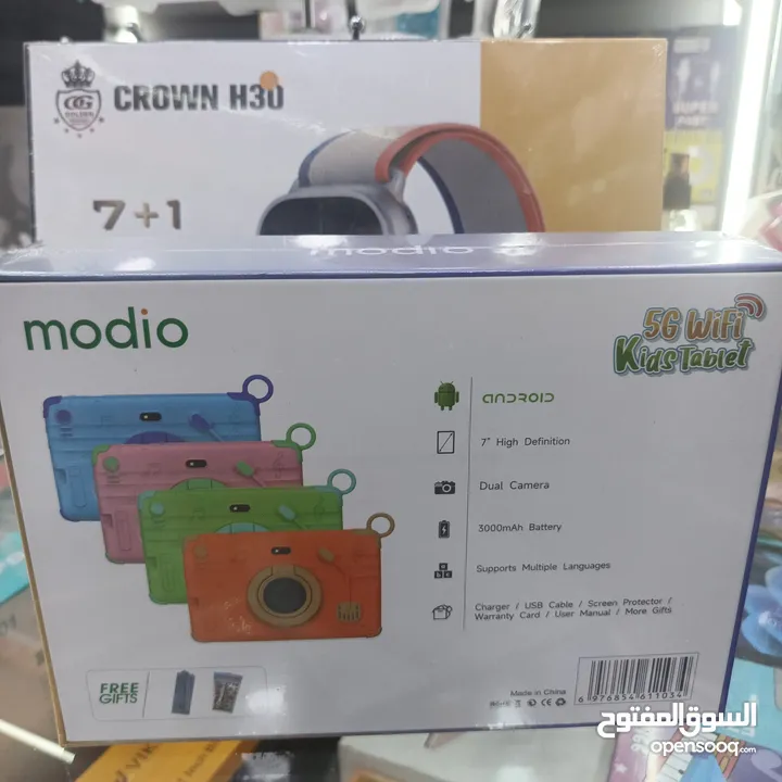 تابلت Modio  جديد 7 انش 128g 4ram مكفول سنة متوفر توصيل