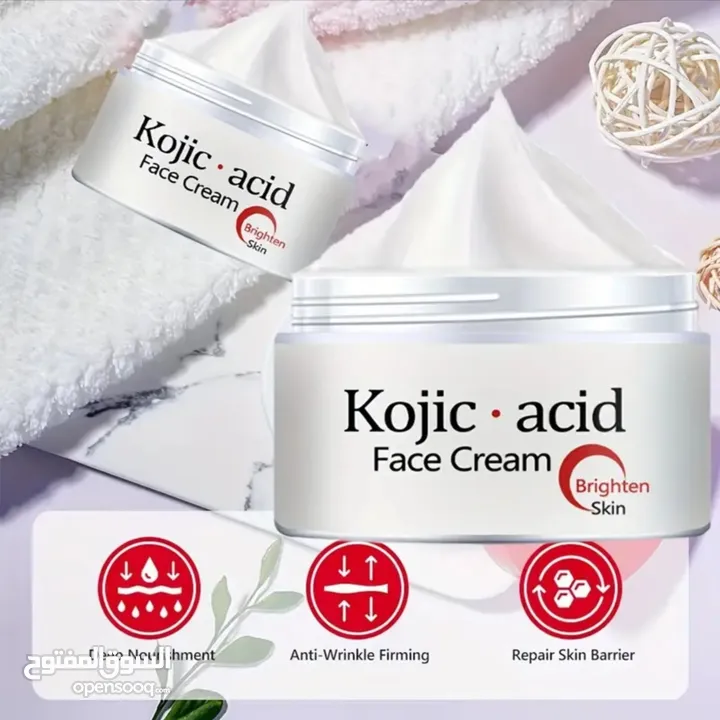 50G Kojic Acid Face Cream, Barrier Repair Face Cream, Rejuvenates Skin, Deeply Nourishes