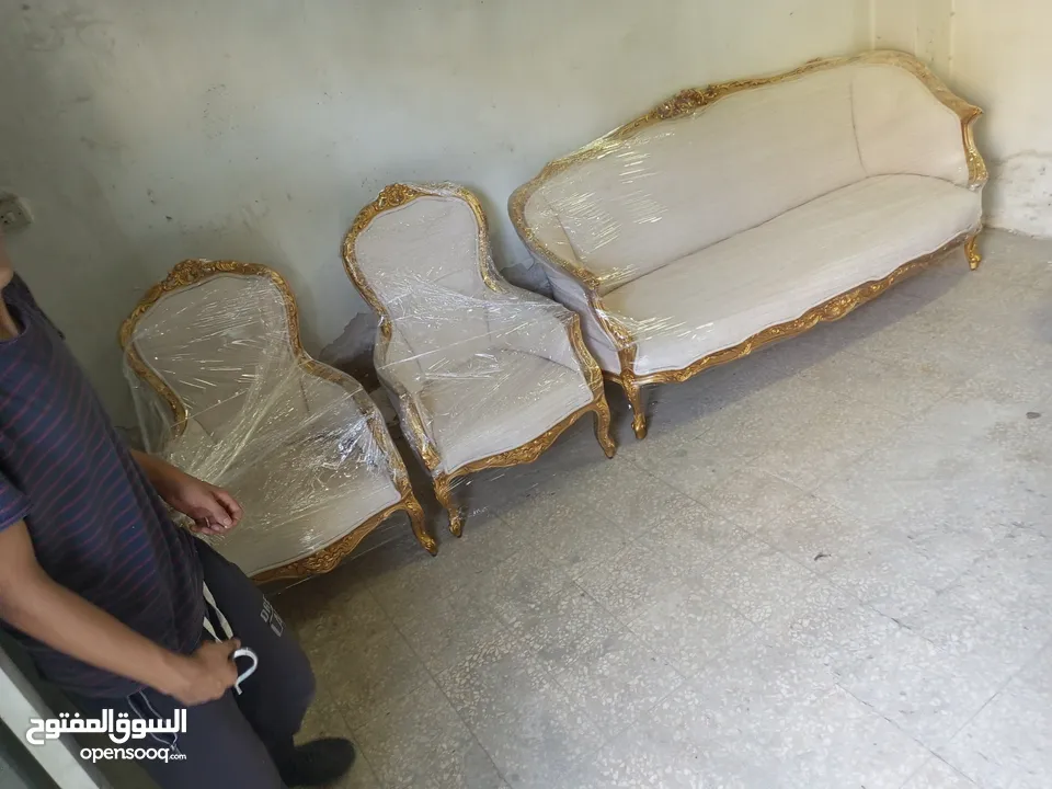 طقم كنب مودرن وزان وجلسات عربيه