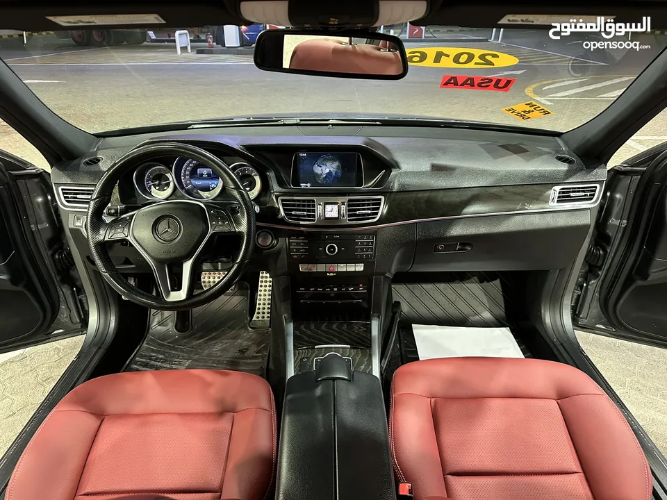 مرسيدس E350 مديل 2016 فول ابشن AMG اصل دفريشن جاهز مسرفس