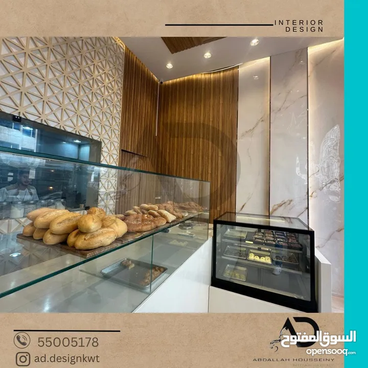 تصميم وتنفيذ وتشطيب ديكورات داخلية وبوث معارض ( المشاريع السكنية والتجارية) تسليم مفتاح م. ديكور
