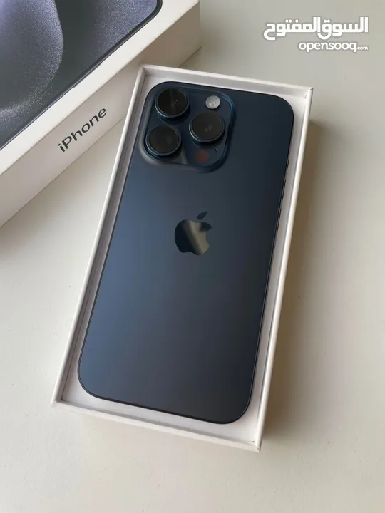 iPhone 15 Pro, 256gb Blue Titanium Arabic