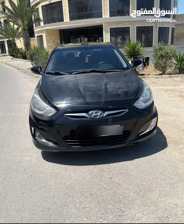 اكسنت 2014 ترخيص 2013 مطور 1400 اربعه غيار
