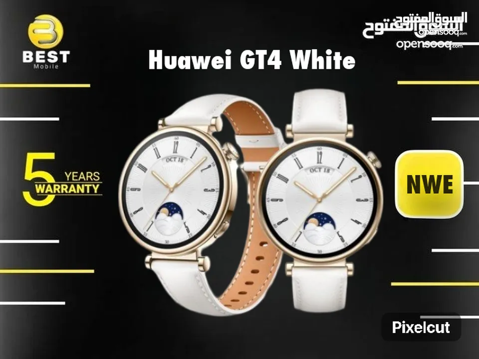 جديد ساعة هواوي جي تي 4 ابيض /// huawei gt4 41m white