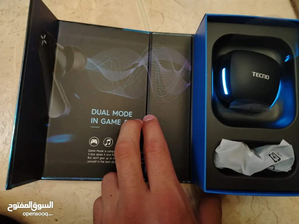 سماعات تيكنو اصلي
